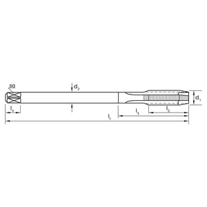 TARAUD MF 27X2 6H GUN T154 N DIN374 B HSSE