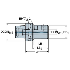 ADAPTATEUR COROMANT CAPTO VERS ISO 9766