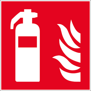 SAFETY SIGNS Model Extinguisher