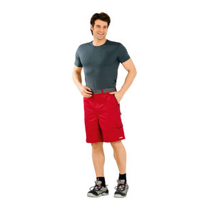 HERREN SHORTS HIGHLINE ROT/SCH/SW M PP6086134M, 65% Polyester und 35 % Baumwolle, 285 gr/m²