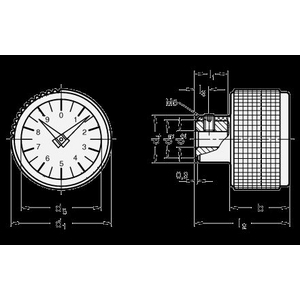 GN5348-70-B10-2-L Drehknopf mit Stellungsanzeiger Elesa
