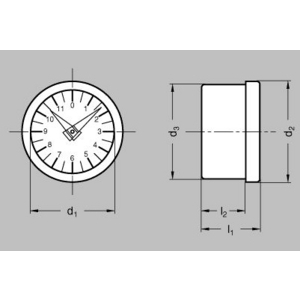 GN000.8-60-24-R Stellungsanzeiger Pendelsystem Elesa
