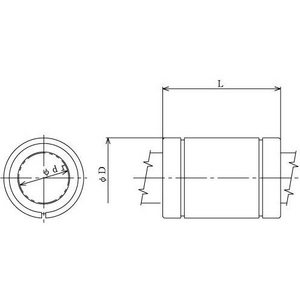 LM-6-UU Linearkugellager THK