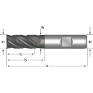 Roughing End Mill 18.00 mm DIN 844K