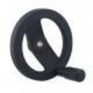 GN324-140-K16-R Handrad mattschwarz beschichtet (D4)