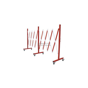 BARRIERE METAL BAR4000 + 6 ROULETTES