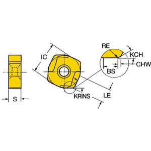 PLAQUETTE COROMILL 365 N365-1505ZNE-KW4 1020