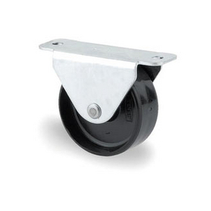 ROULETTE FIXE 30KG D.30MM AC ROUE POLYA MOYEU LISSE PLAT