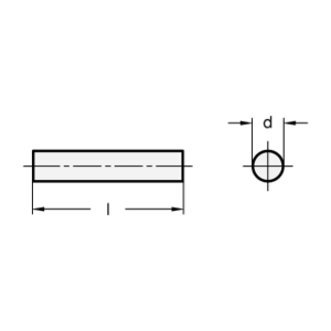 GN55.3-AN-3-12 Stabmagnet roh