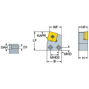 COROMANT COROTURN 107 CASSETTE DRAAIEN SSRCL40CX-38