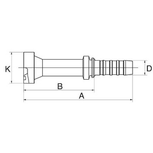 16GS16FLC60-050 GS Armatur GATES, B-Maß 106,0 mm