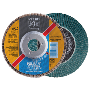 Pferd Polifan 67649115 Disque à lamelles abrasives PFF 115 A 120 PSF