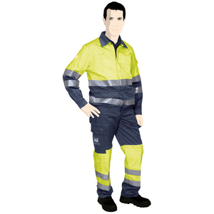 COMBI MULTIRISQUE ATEX HV T3 JAUNE/MARINE CL2 300G/M2