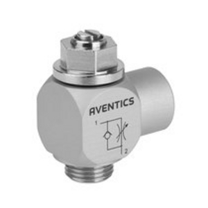 VALVOLA STROZZ ANTIRIT, SERIE ALLUMINIO, ATTACCHI ARIA COMPRESSA G 1/4, SECONDO ATTACCHI ARIA COMPRE 0821200205
