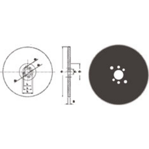 Metal slitting 225.0mmx2.0mm DIN 1837