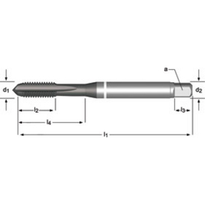 Machine tap M12 DIN 376