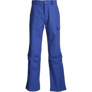 PANTALON NEWPILOTE COTON T.7 POCHE GENOUILLERE BLEU BUGATTI