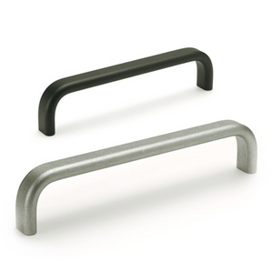 GN.27521-MANIGLIA A PONTE ALLUMINIO FORI CIECHI FILETTATI PER MONTAGGIO POSTERIORE GN 668-20-130-A-BL