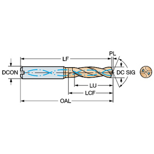 FORET HP CORODRILL DELTA C R840-0310-30-A1A 1220