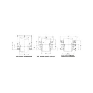 BUTEE A BILLES 52202 CAGE ACIER 10X32X22