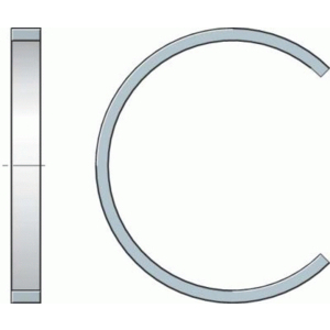 BAGUE D'ARRET SR 80X8 KIT 2 BAGUES NSK