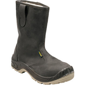 BOTTE HOMME NORDIK S3C1 P39 MARRON CUIR FOURREE PULL UP