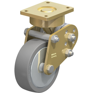 ROULETTE PIVOTANTE FORTES CHARGES AVEC RESSORTS DE