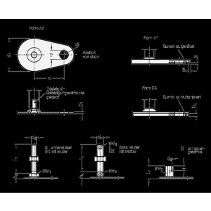 GN42-80-M16-125-A1-UK Laschenstellfuss
