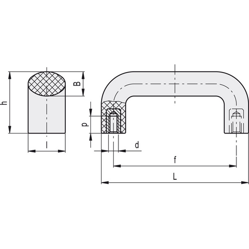 37721 | Maniglia Nera In Alluminio Elesa, Centri Di Fissaggio 400mm, 424mm X 78 Mm X 38mm | RS - Foto 7