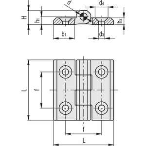 428501 - CERNIERA ACCIAIO INOX CMM-SST-40-SH-5