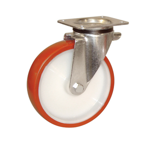 ROULETTE PIVOT. 350KG D.250MM ROUE POLYU MOYEU R.BILLES