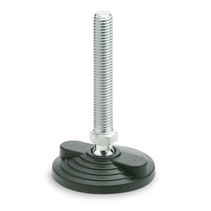 GN345-100-M16-108-B Elesa-Gelenkfuss Mutter o. Gummiauflage