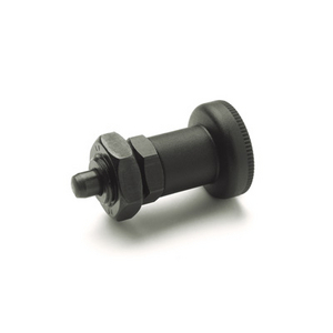 GN.35051-PISTONCINO DI POSIZIONAMENTO A MOLLA ACCIAIO CON MANOPOLA SENZA CONTRODADO GN 607-8-A-ST
