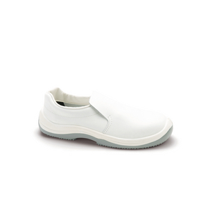 CHAUSSURE BASSE ODET S2 P41 BLANC CUIR CROUP. SEM.CONFORT+