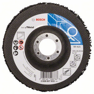 BOS-2608607633 Reinigungsscheibe N377, Best f. Metal 125mm