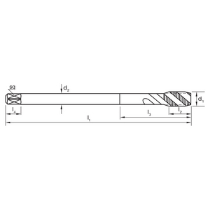 TARAUD M 18X2.5 DENT HELICOIDALE T188 N DIN376 C HSSE