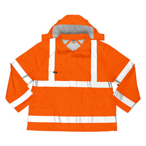 50101-814-14-XL HI-VIS ORANGE Regenjacke Feldbach