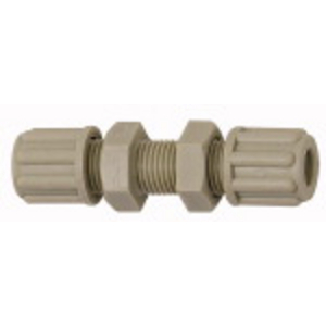 140.31-PP Gerade Schottverbindung/M10x1,0/f.Schlauch 4/6mm/SW 14/PP