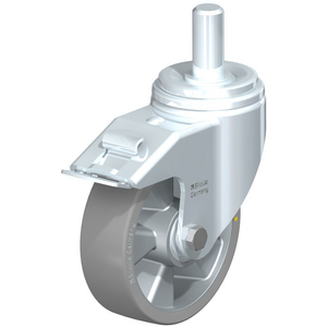 ROULETTE PIVOTANTE EN TOLE DACIER, VERSION FORTES CHARGES,