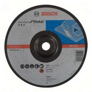 MEULE 230X6X22 MM DEPORTE STANDARD METAL