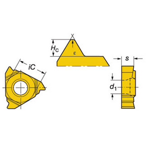 PLAQUETTE FILETAGE EXT TMAX U 266LG-16MM01A300M 1125
