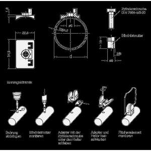 GN649.1-40-43 Adapter für Flächenelemente-Halter GN 649