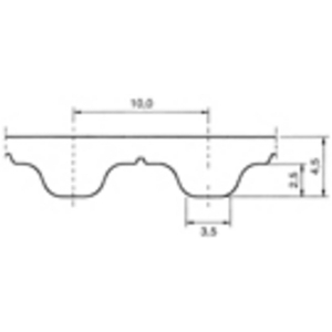 CINGHIA POLIURETANO ALPHA TORQUE T10 2250 32