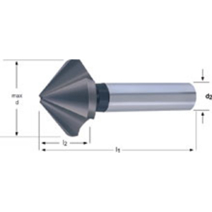 Countersink 12.40 mm DIN 335C