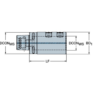ADAPTATEUR COROMANT CAPTO VERS MANCHE CYL.
