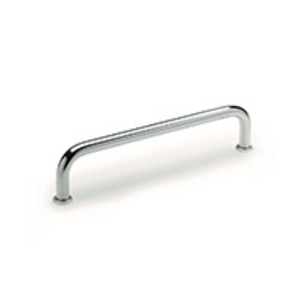 GN.26522-MANIGLIA A PONTE ACCIAIO ACCIAIO INOX ALLUMINIO ACCIAIO GN 425-10-120-BT