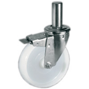 RUOTA 68 200 MONOLITICA POLIAMMIDE 6 SUPP. ROTANTE CODOLO NL FRENO ANTERIORE 687106
