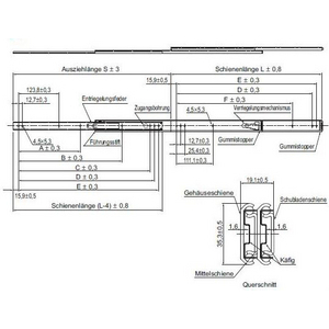 FBL-35-G-P14 +559L Teleskopführung THK