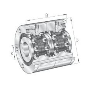 ZKLF 30100-2RS-2AP-XL (INA) Axial-Schrägkugellagerpaar INA