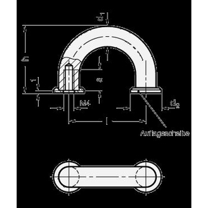 GN224.1-8-30-CR Fingergriff mit Auflagescheiben verchromt